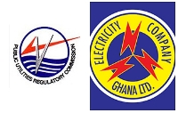 Logos of the PURC and ECG