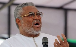 Former President Flt Lt Jerry John Rawlings