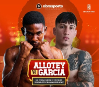Theophilus Allotey faces Garcia in a title bout