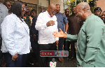 See the moment President Akufo-Addo toured Jubilee House with President-elect John Mahama