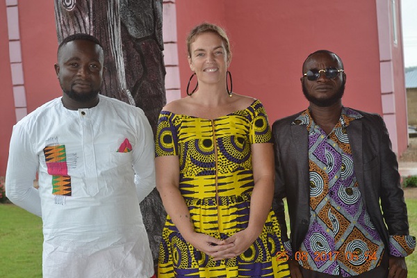 Executive Director of GGG, Leonie Heppener (middle) with her administrators