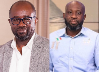 GFA President Kurt Okraku and former GFA Vice President George Afriyie