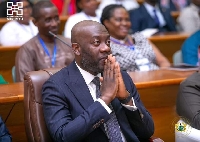 Outgoing Minister for Information, Kojo Oppong Nkrumah