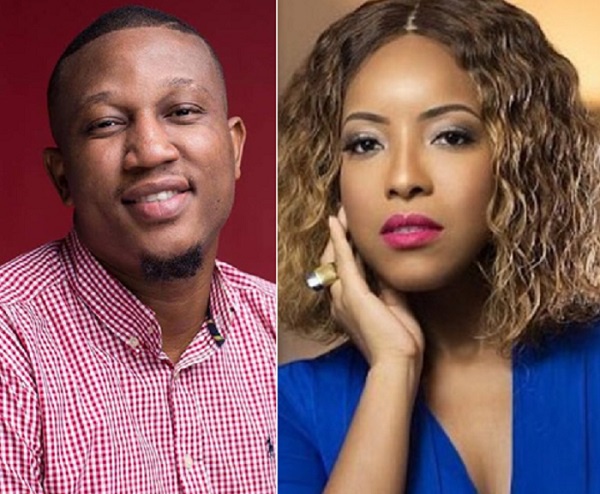 Chief Executive Officer of 3Music Awards, Sadiq Abdulai Abu and Joselyn Dumas