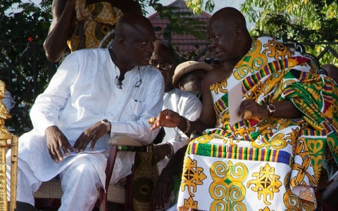 Otumfuo Osei Tutu II and Kojo Bonsu
