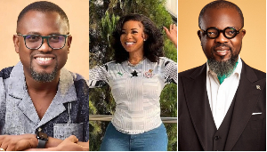 Abeiku Santana,Serwaa Amihere and KOD