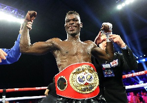 IBF Lightweight champion, Richard Commey