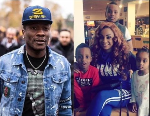 Asamoah Gyan and his family