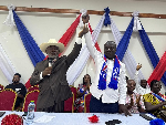 Charles Owusu Juanah (right) with Simon Kwaku Tetteh