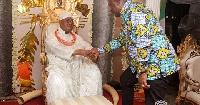 Chief Gabriel Osawaru Igbinedion, Esama of Benin and Former President John Mahama