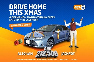 Brand new Toyota corolla and GHS 212,500 jackpo