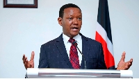 Kenya's Foreign and Diaspora Affairs Cabinet Secretary Alfred Mutua