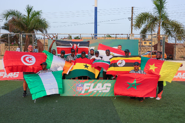 Some officials during the Flag Football Development Clinic
