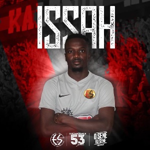 Ghanaian midfielder Kamal Issah