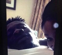 Shatta Wale allegedly in bed with Efia Odo