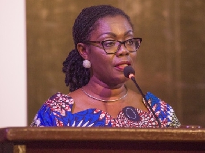 Ursula Owusu-Ekuful, the Minister of Communications