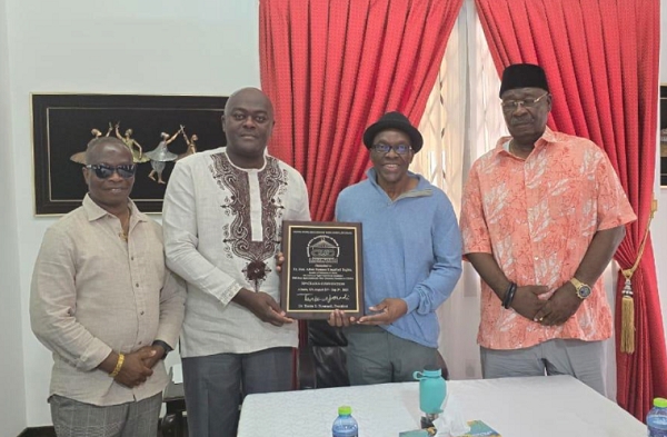 The delegation commended speaker Bagbin for his role as speaker