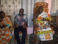 Vice President, Paa Kwasi Bekoe Amissah-Arthur visits Daasebre Ewusi VII