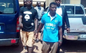 Daniel Asiedu (R) made the confession in court because he says he is a changed man