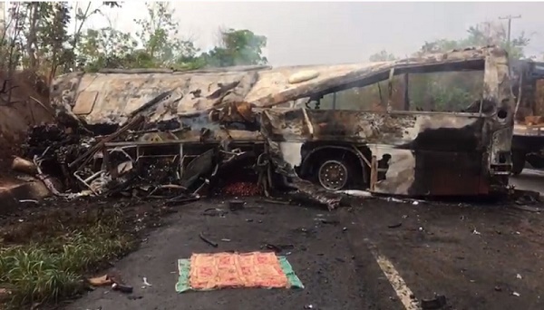 Over 55 persons perished in an accident at Kintampo