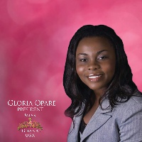 Gloria Opare, President, Miss Ghana USA