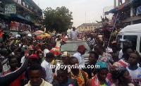 Nana Addo Dankwa Akufo-Addo campaigns in Accra