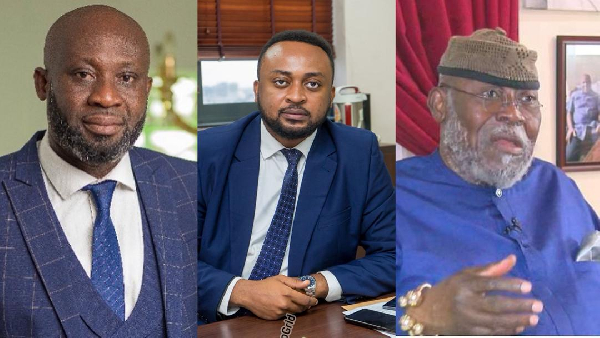 George Afriyie(L), Vincent Assafuah(M) and Dr Nyaho Nyaho-Tamakloe (R) are all against GFA's idea