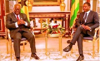 File photo: President Akufo-Addo with the President of Togo