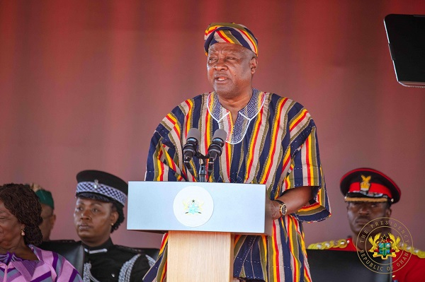 John Dramani Mahama is Ghana's President