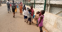 File photo of children begging on the street