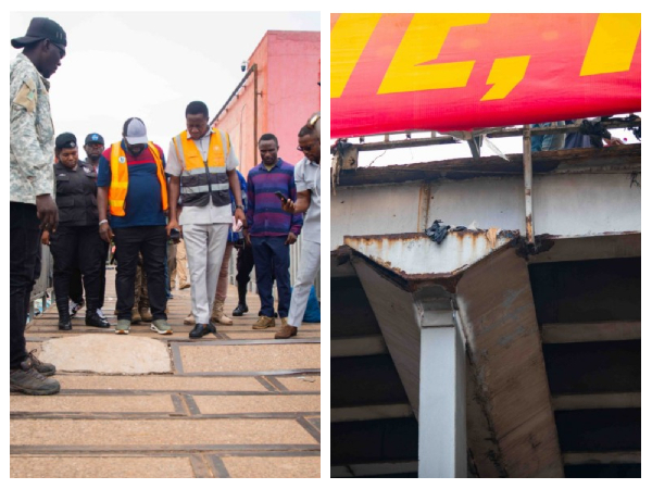 The bridges have deteriorated significantly, with broken concrete exposing metal reinforcements