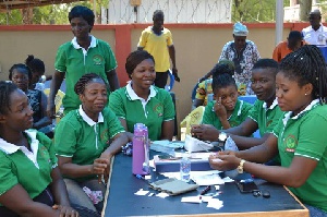 About 100 persons, including women and children also turned out for a free Hepatitis B screening