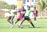 Image from the Dreams FC-Hearts Lions game