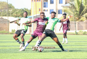 Image from the Dreams FC-Hearts Lions game