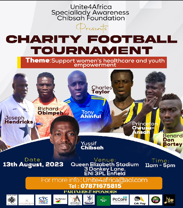 Charity Football Tournament scheduled for August 13