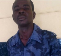 The 42-year-old allegedly stole the police uniform to extort money from unsuspecting traders