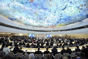 File photo of a sitting of the UN Human Rights Coucil