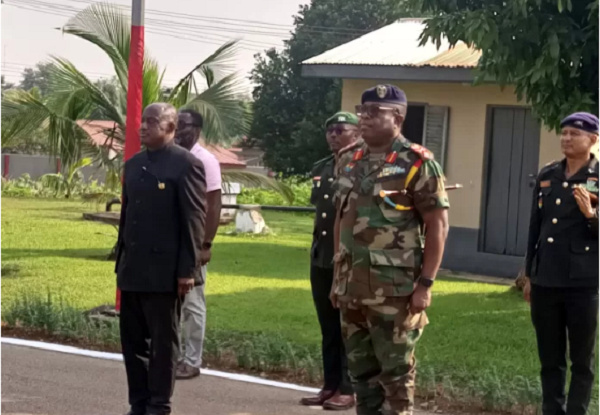 Brigadier General Joseph Aphour and Hon. Simon Osei-Mensah