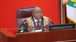 Speaker of Parliament, Rt Hon Prof. Aaron Mike Oquaye