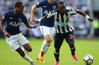 Atsu was a substitute in Newcastle's defeat to Tottenham