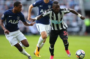 Newcastle United winger Christian Atsu