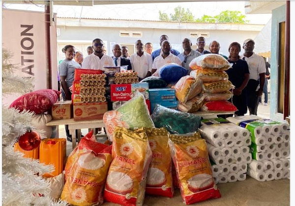 The items were presented at a brief ceremony held at the Chosen Rehab Centre