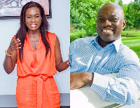 Ivy Heward-Mills (L) and her late husband JB Danquah Adu