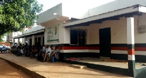 Some aspirants at the party office in Tamale