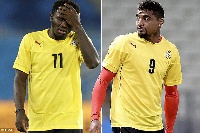 Ghana midfielder Sulley Muntari and Kevin-Prince Boateng