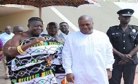 Mahama and Otumfuo Osei Tutu II