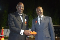 Michael Ofori-Atta (right)