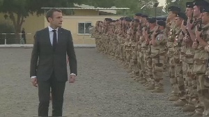 Macron French Troops