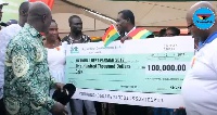 Mr Agyeman took home a $100,000 cash prize to invest in agribusiness