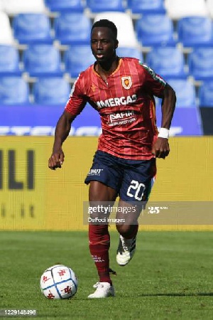 Gyamfi sustained a serious knee injury during the Maroons 7-1 thumping at Lecce